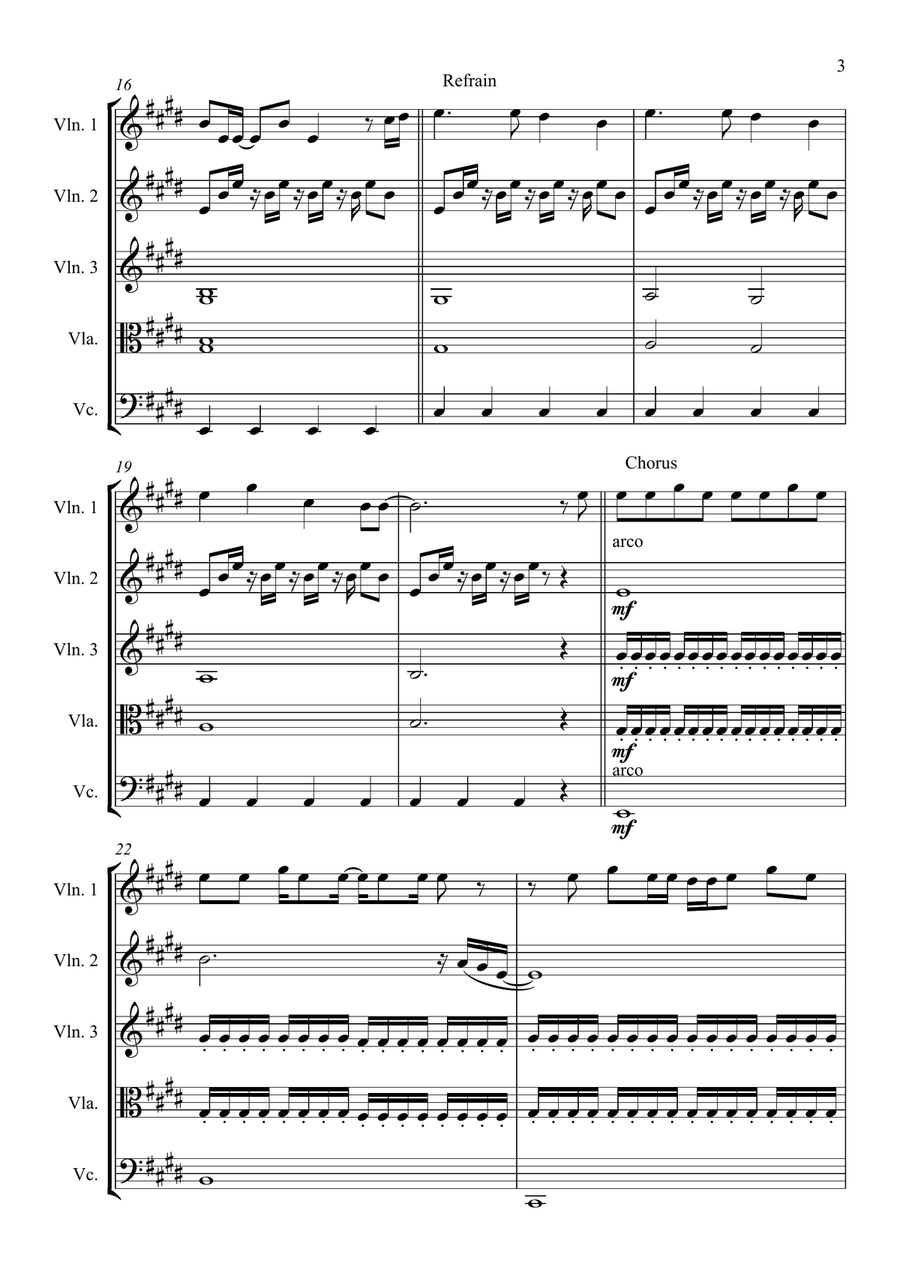 This Love This Love String Quartet scores gallery preview page 3