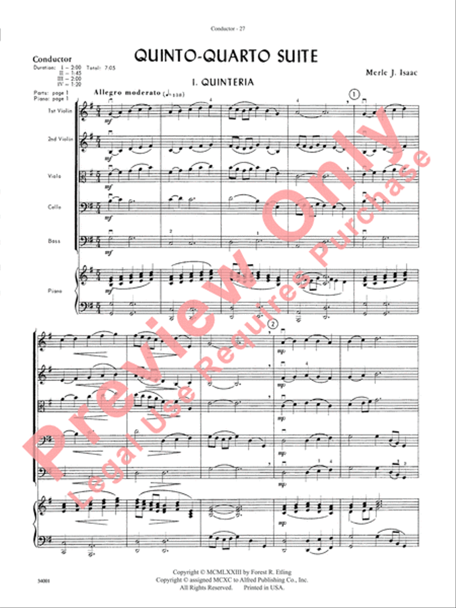 Classics from Merle Isaac String Orchestra scores gallery preview page 28