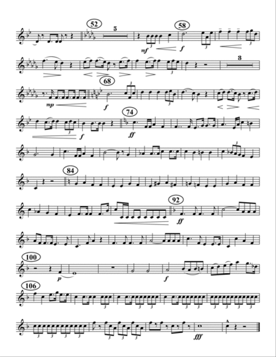 Ceremonial Music for Brass Quintet Brass Quintet scores gallery preview page 3