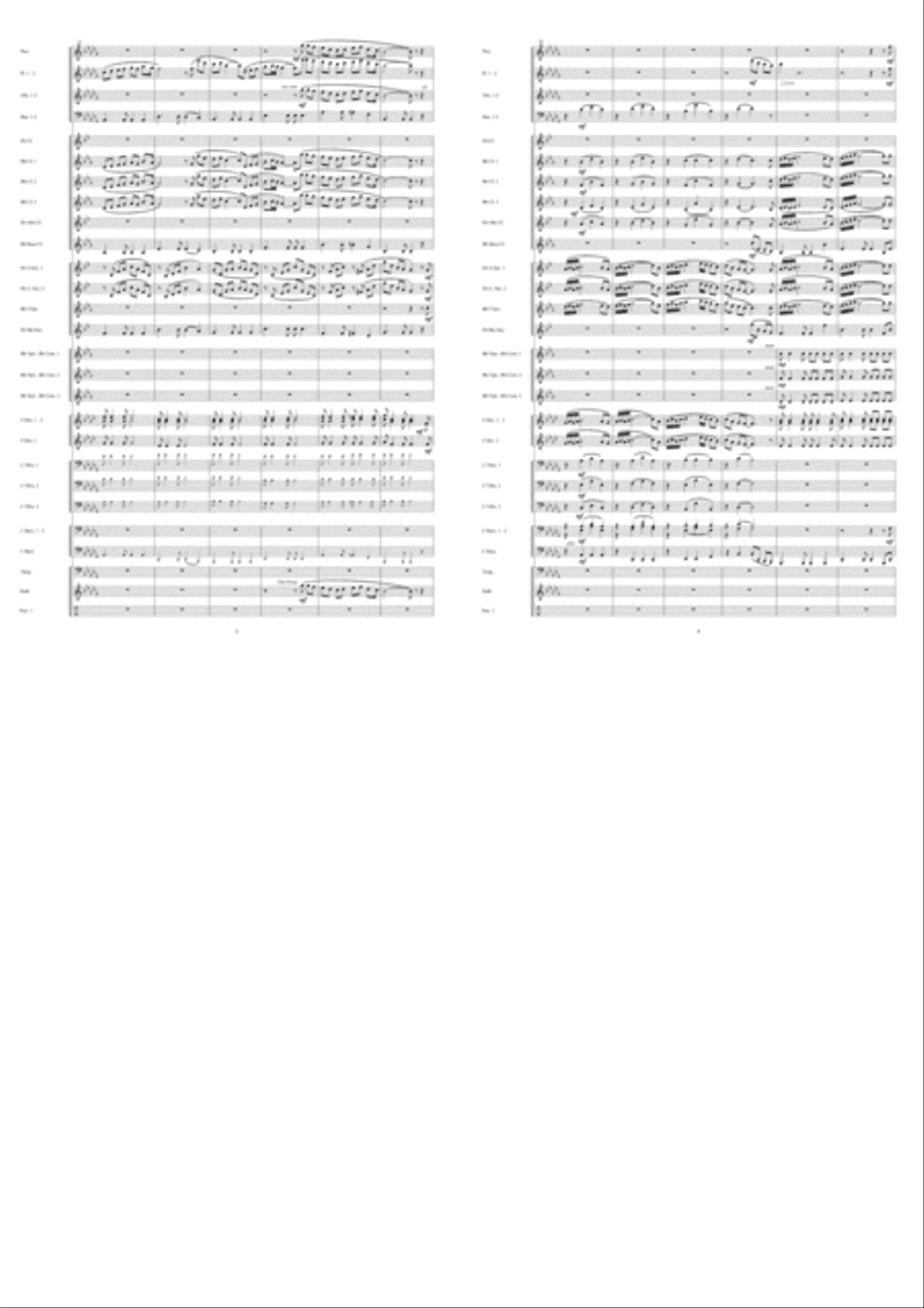 Pacis Valley Concert Band scores gallery preview page 3