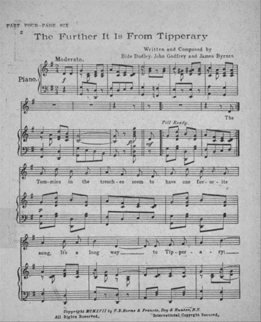 The Further it is From Tipperary Voice scores gallery preview page 2