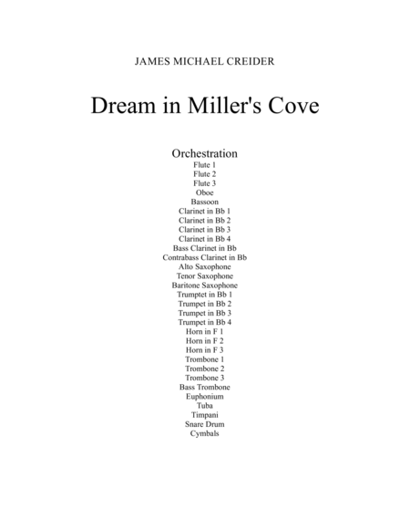 Dream in Miller's Cove image number null