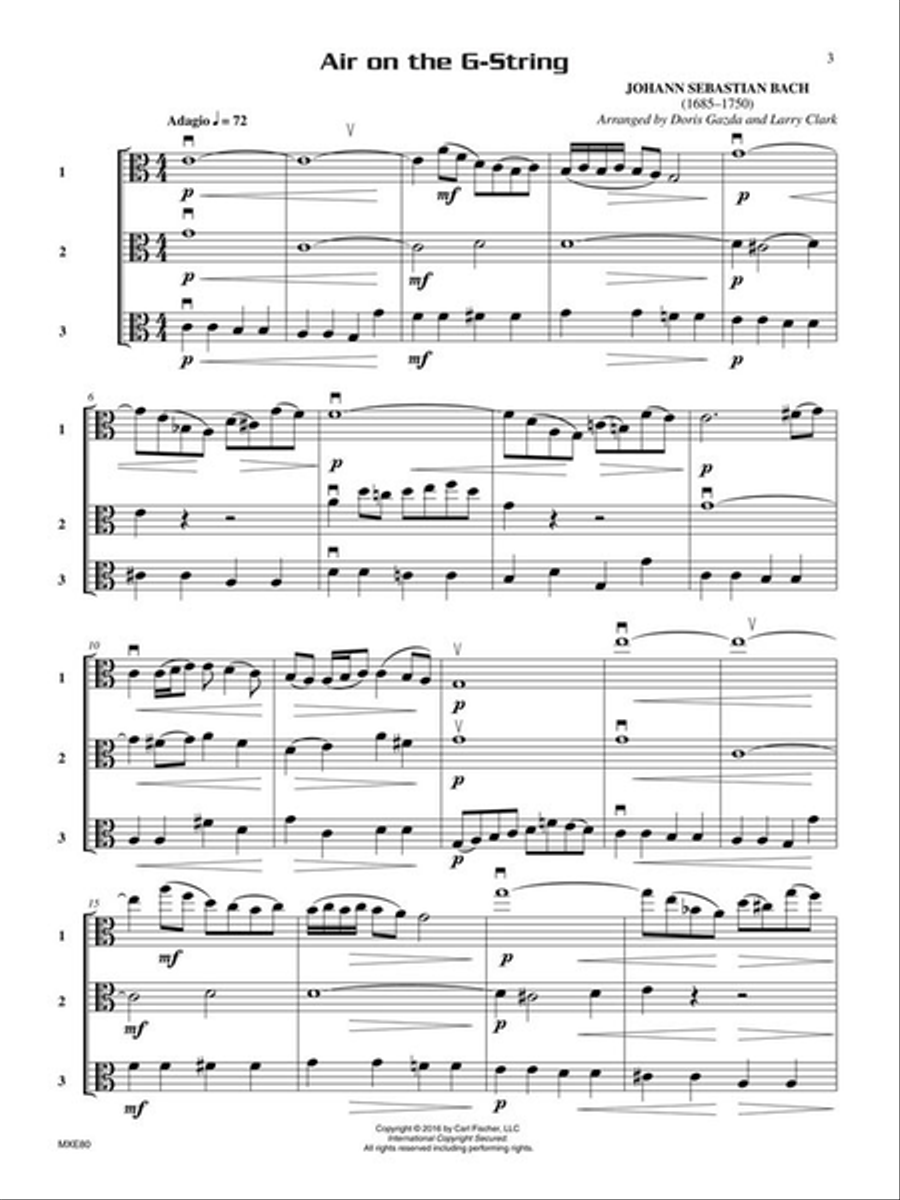 Compatible Trios for Weddings Viola scores gallery preview page 2