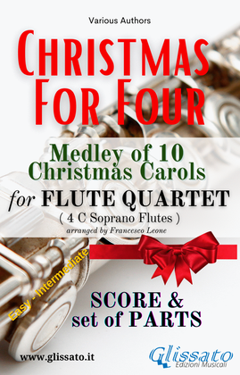 Christmas For Four - Medley for Flute Quartet (score & parts)