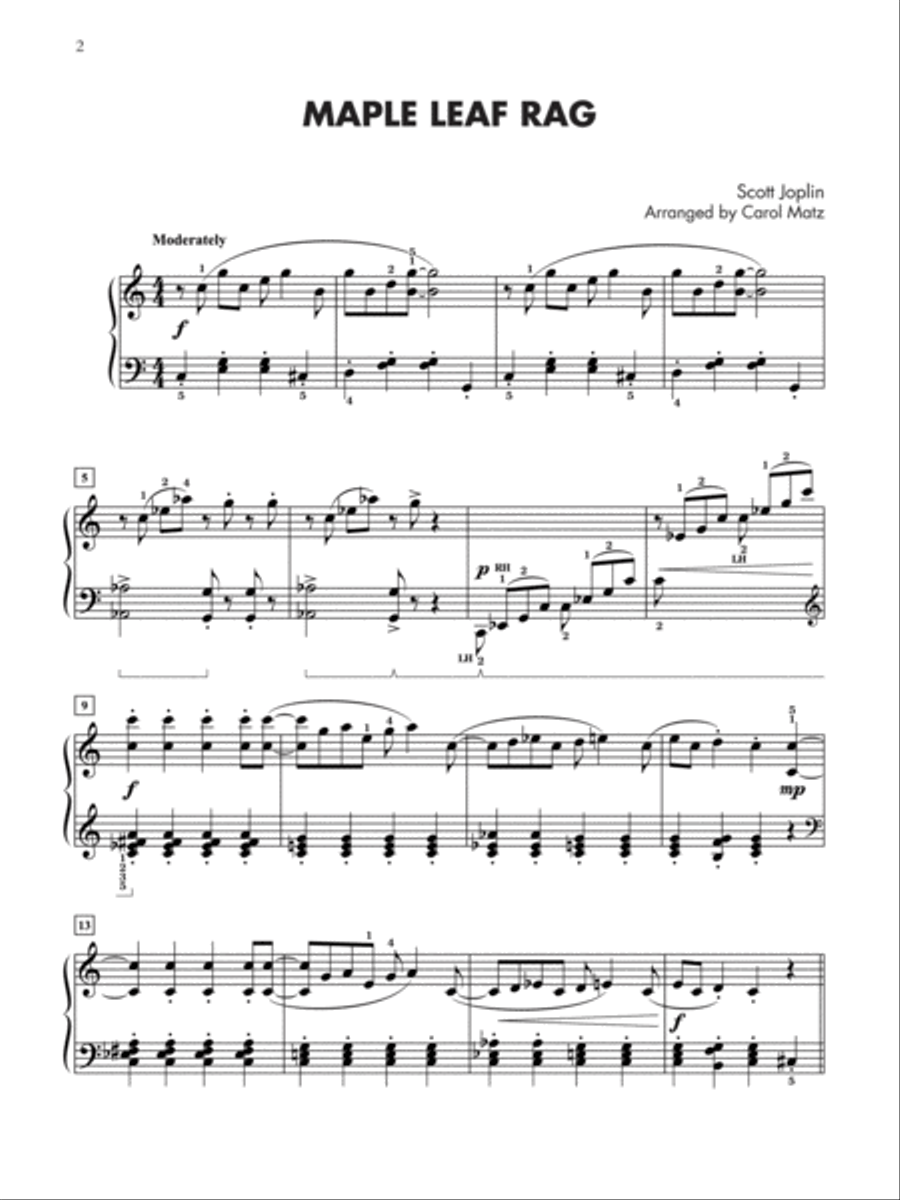Joplin for Students, Book 3 Piano Method scores gallery preview page 2