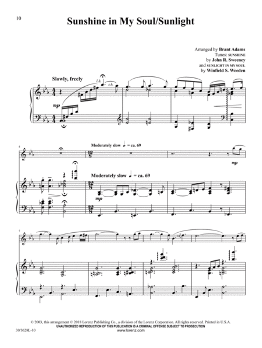 Flute Solos for Worship, Vol. 3 Flute Solo scores gallery preview page 5