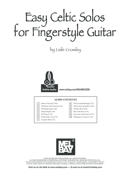 Easy Celtic Solos for Fingerstyle Guitar image number null