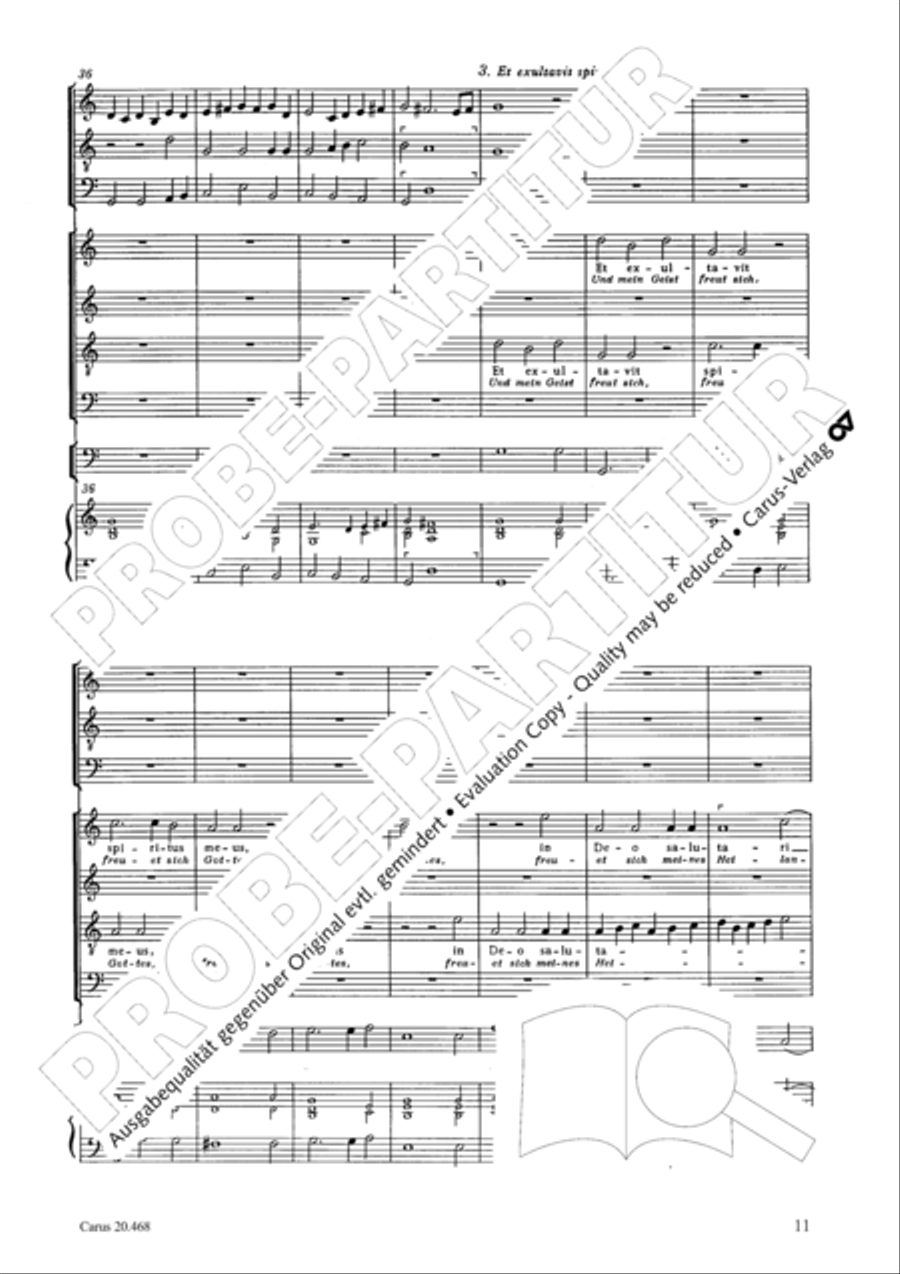 Uppsala-Magnificat 4-Part scores gallery preview page 12