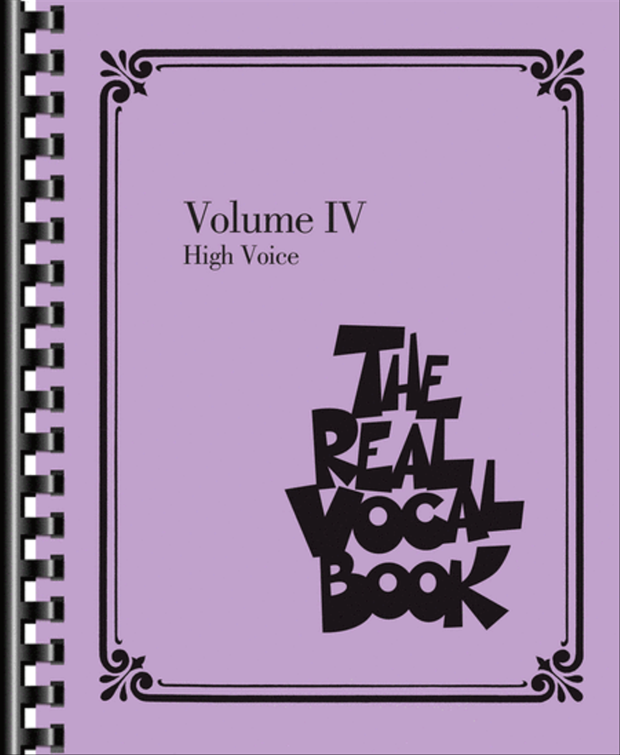 The Real Vocal Book - Volume IV Voice scores gallery preview page 1