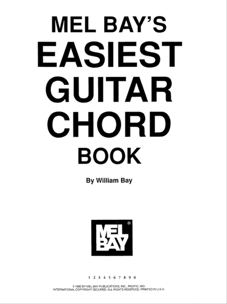 Easiest Guitar Chord Book