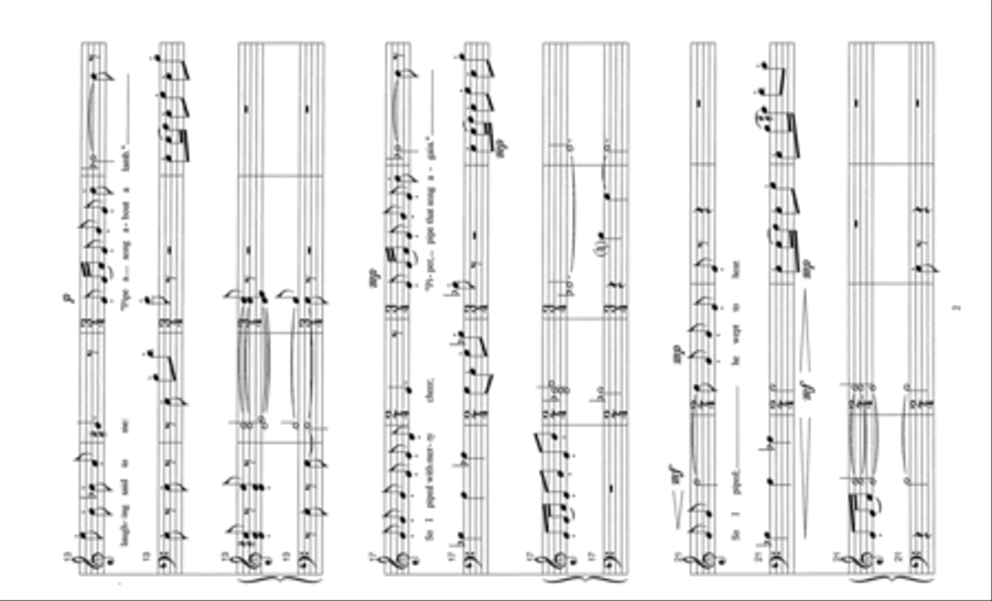 Tears of Gold (2000) Tears of Gold (2000) Chamber Music scores gallery preview page 4