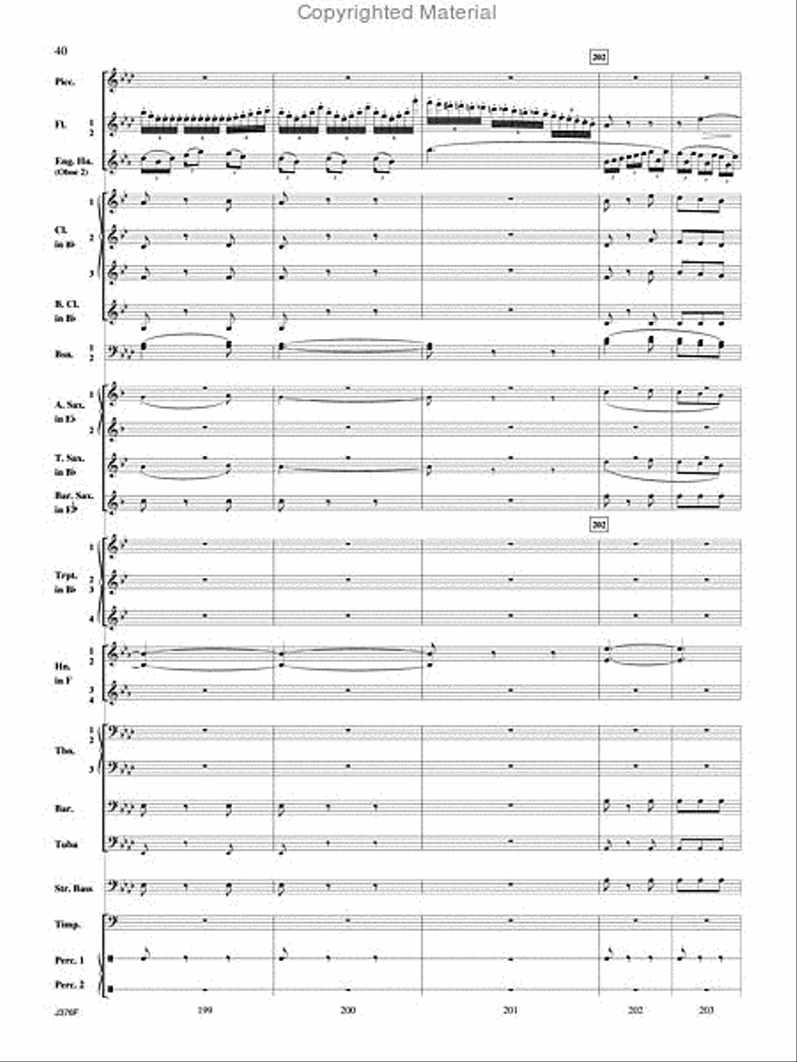 William Tell Overture Concert Band scores gallery preview page 41