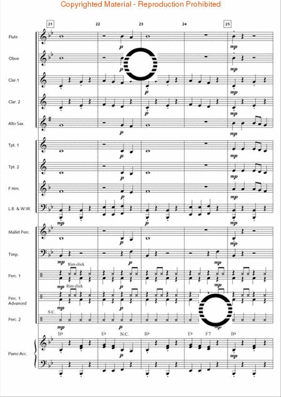 Penguin Promenade Concert Band scores gallery preview page 6