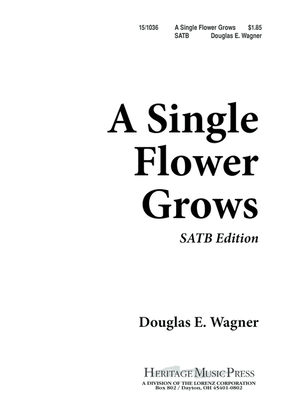 Book cover for A Single Flower Grows