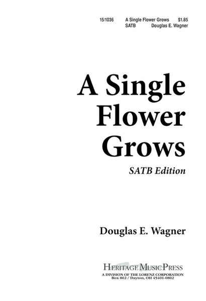 A Single Flower Grows