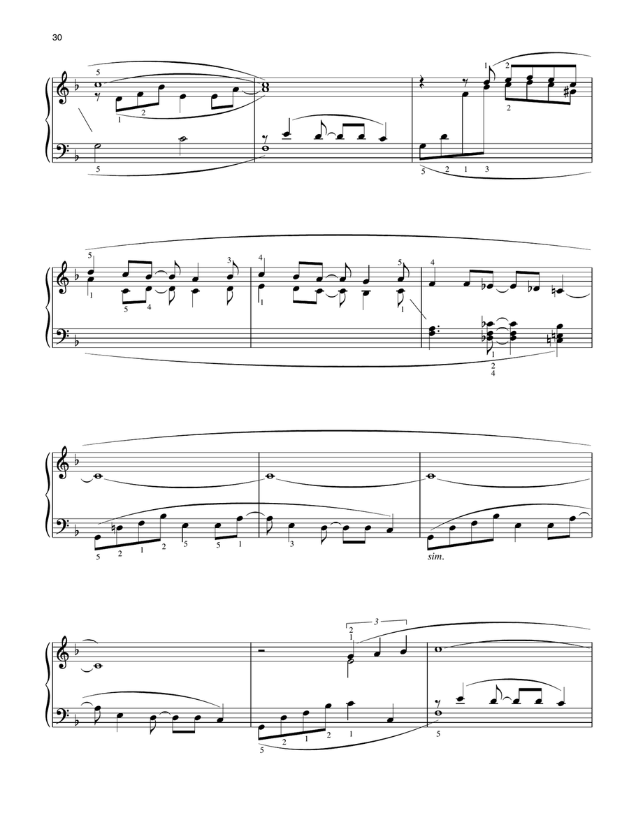 Adios Piano Solo scores gallery preview page 3