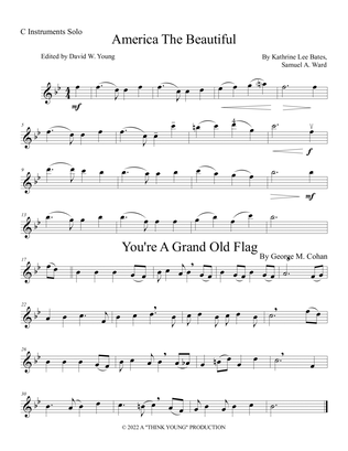 Six Solo Patriotic Selections For C Instruments