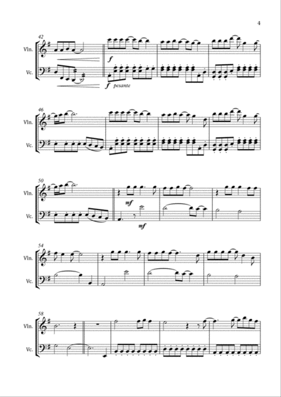 Shallow Shallow String Duet scores gallery preview page 5