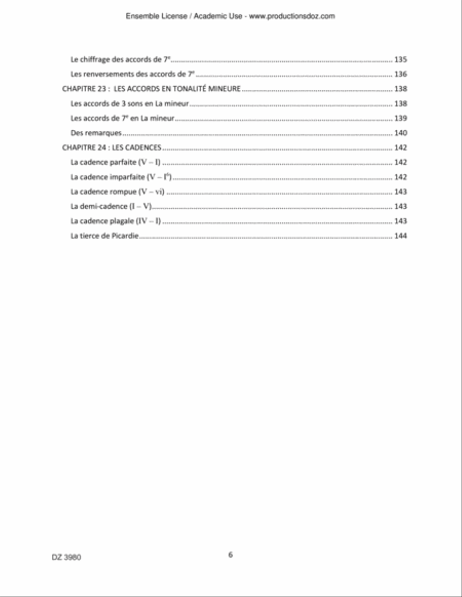 La Méthode Coe de théorie musicale Collection / Songbook scores gallery preview page 6