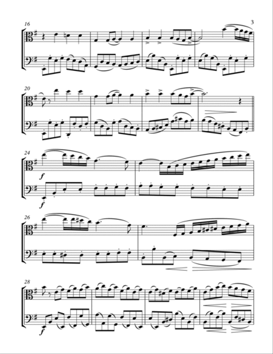 Paint It, Black String Duet scores gallery preview page 3