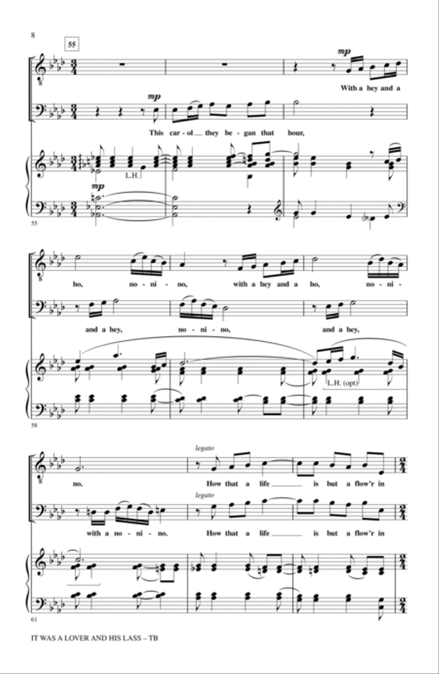 It Was A Lover And His Lass TB scores gallery preview page 6