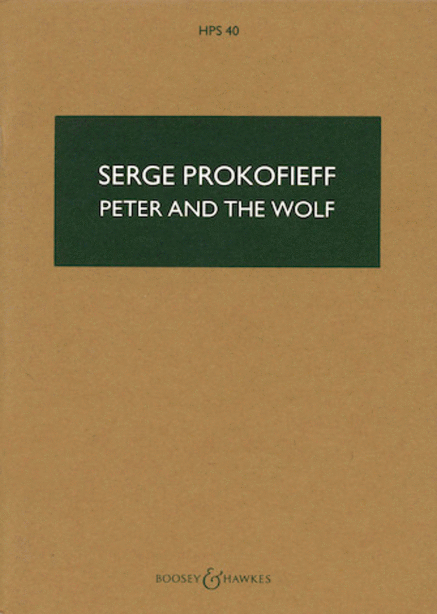 Peter and the Wolf, Op. 67 Orchestra scores gallery preview page 1