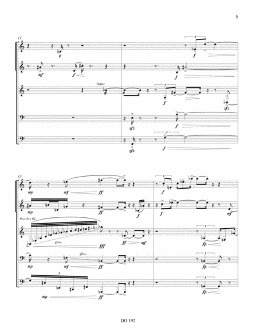 Quintette (brass) Brass Quintet scores gallery preview page 5