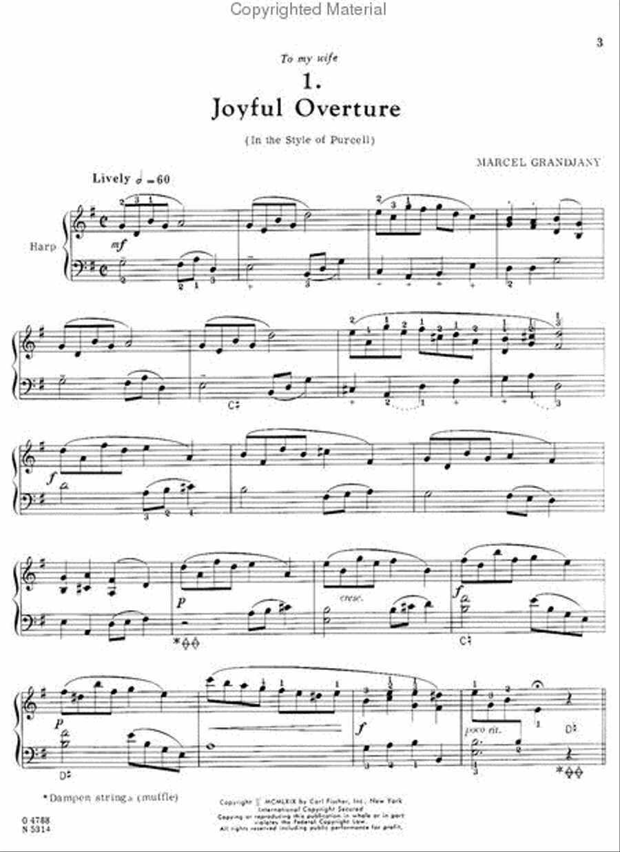 Petite Suite Classique Harp scores gallery preview page 2