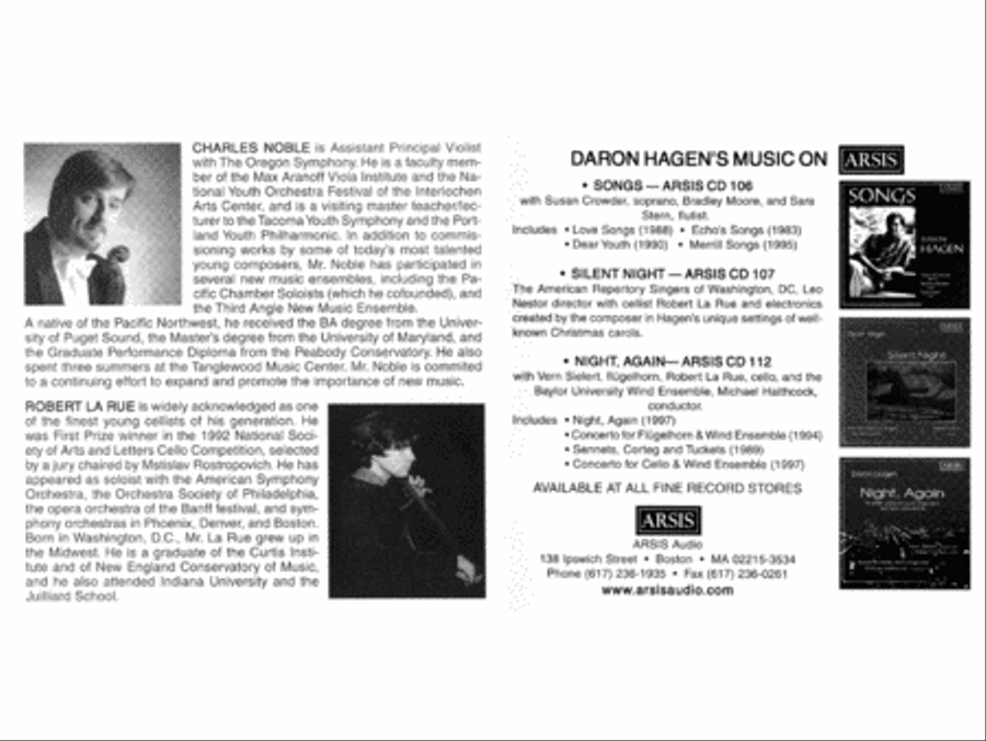 Daron Hagen: Strings Attached CD scores gallery preview page 9