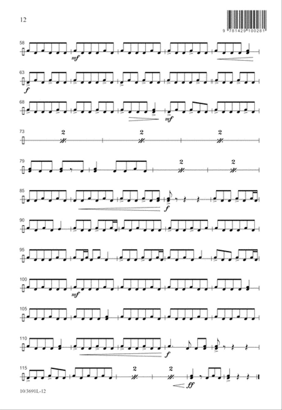 Let Sweet Hosannas Ring 4-Part scores gallery preview page 13
