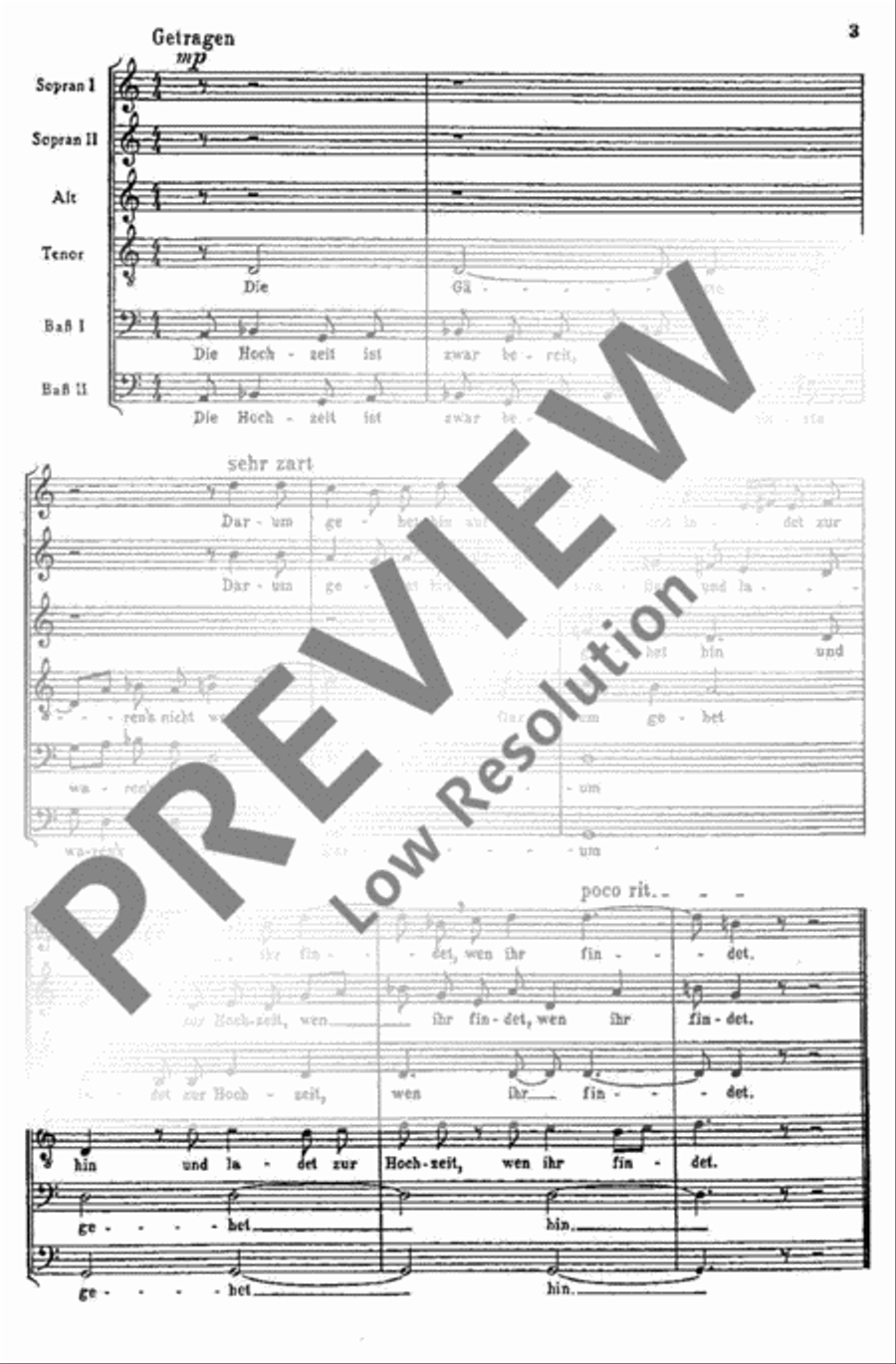 Drei Evangelien-Motetten Mixed Choir scores gallery preview page 4