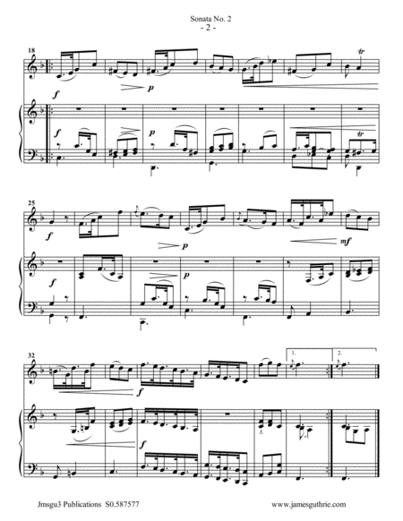 Vivaldi: Sonata No. 2 for Oboe & Piano image number null