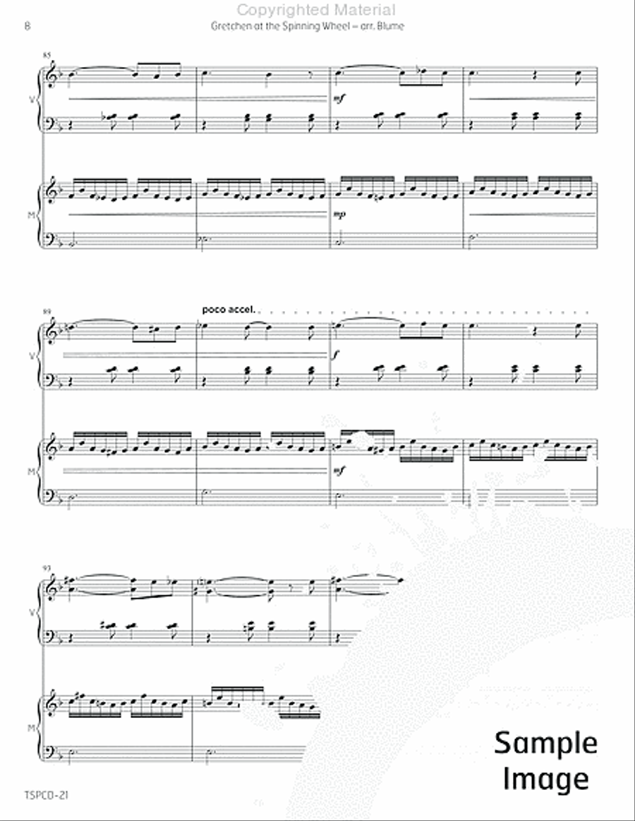 Gretchen at the Spinning Wheel Marimba scores gallery preview page 11