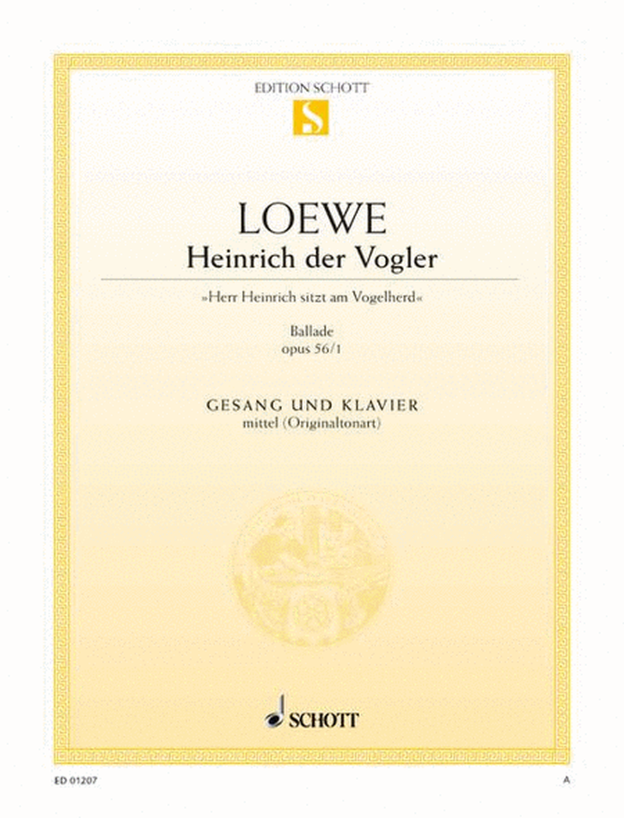 Heinrich der Vogler, Op. 56/1