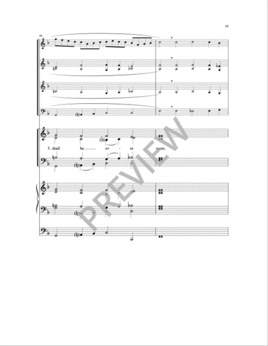 Now Thank We All Our God 4-Part scores gallery preview page 18