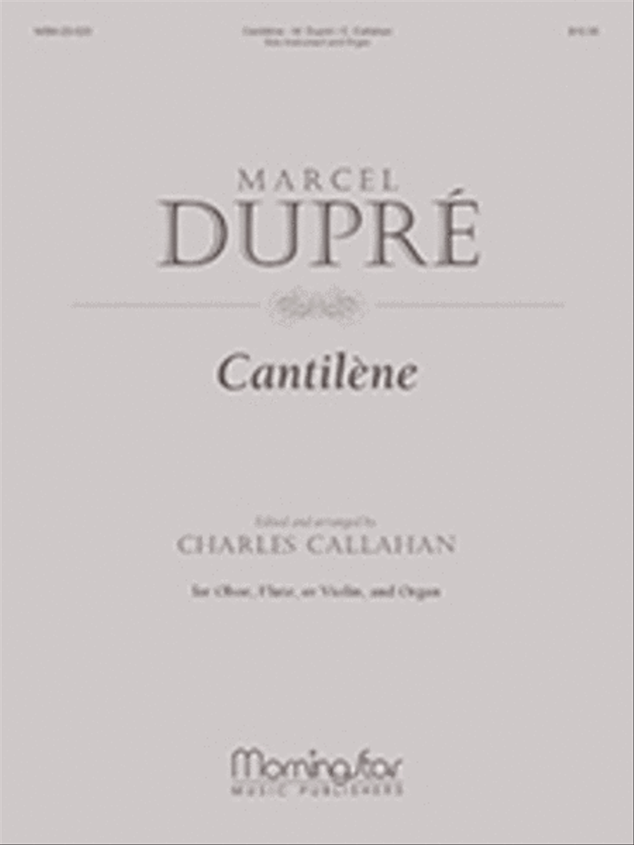 Cantilène Organ scores gallery preview page 1