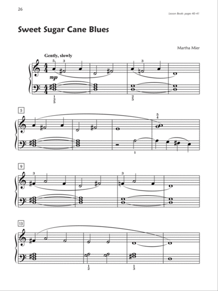 Premier Piano Course Jazz, Rags & Blues, Book 2A Piano Method scores gallery preview page 5