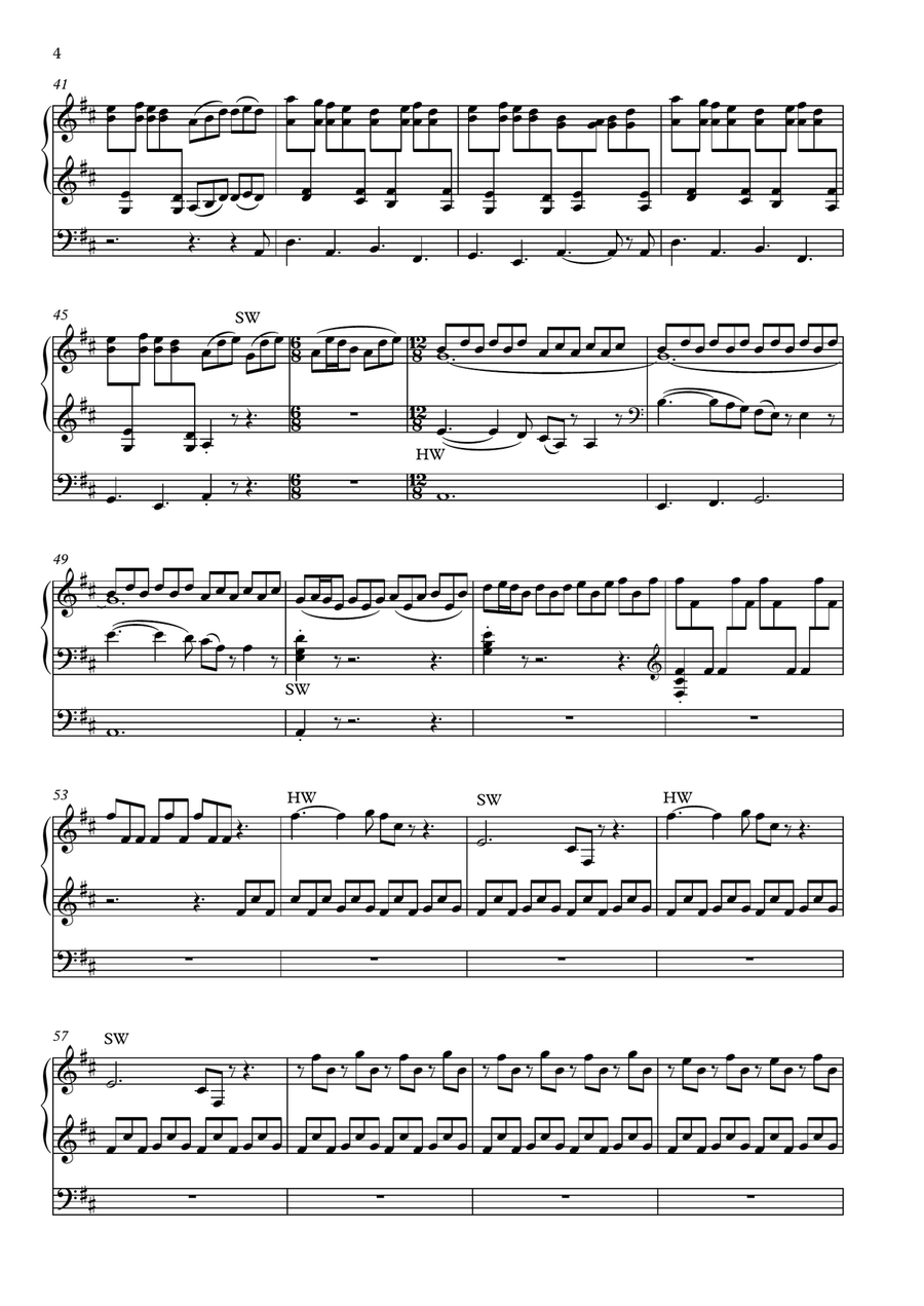Rondo alla celtica for organ Celtic Fiddle scores gallery preview page 4