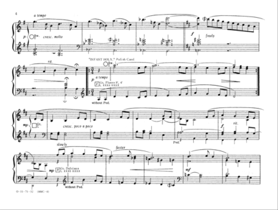 The Many Moods of Christmas, No. 1 Organ Solo scores gallery preview page 3