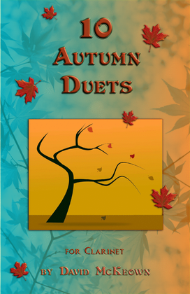 Book cover for 10 Autumn Duets for Clarinet