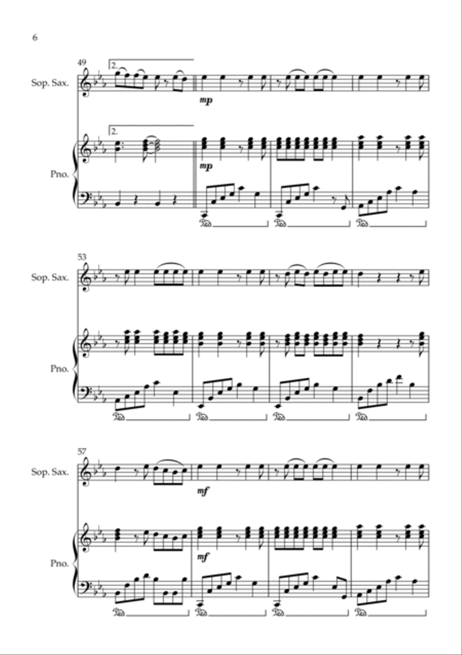 Shivers Soprano Saxophone scores gallery preview page 6