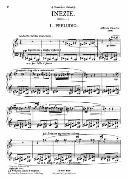 Inezie (Riens ...) : for pianoforte