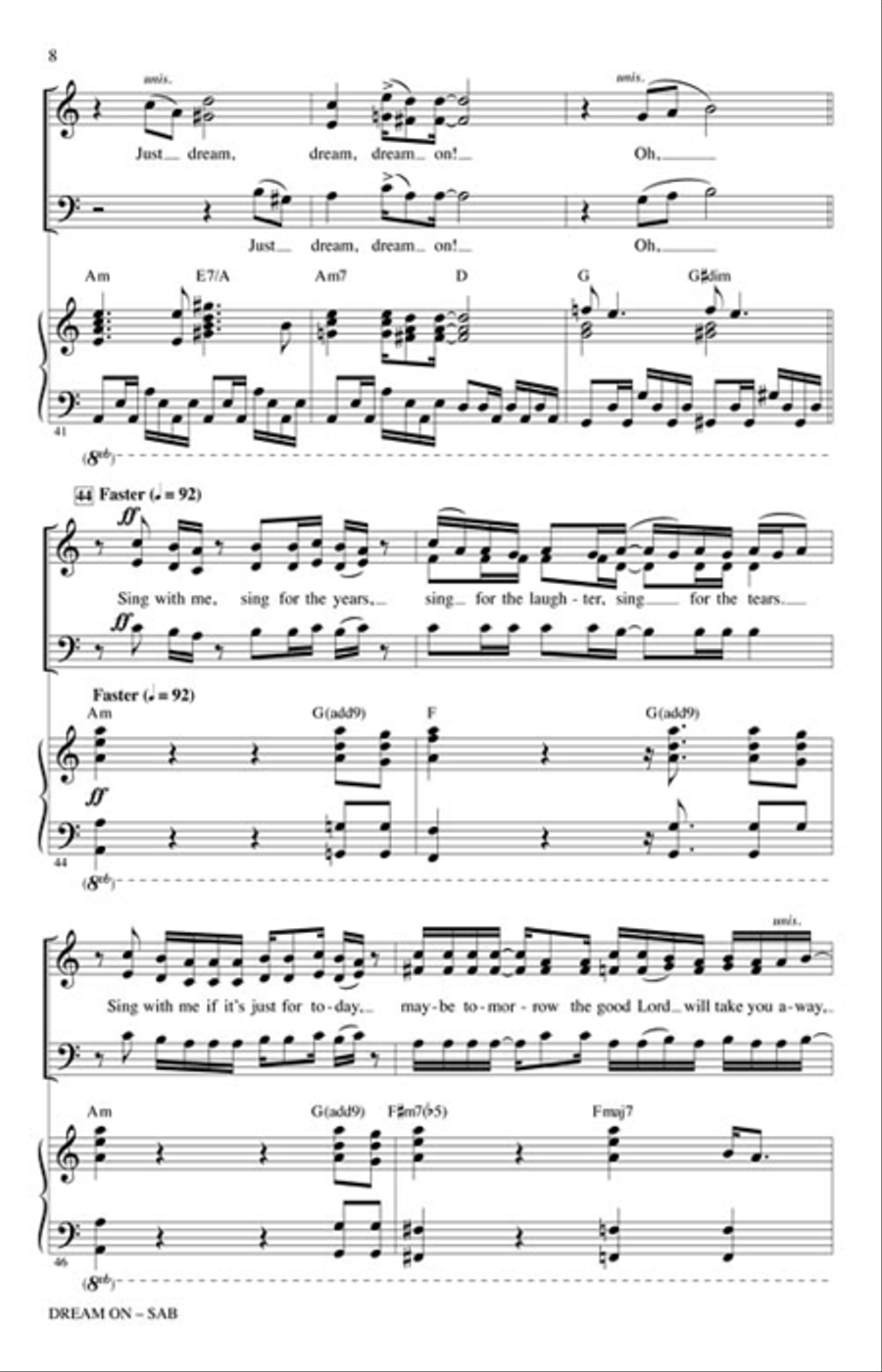 Dream On 3-Part scores gallery preview page 4
