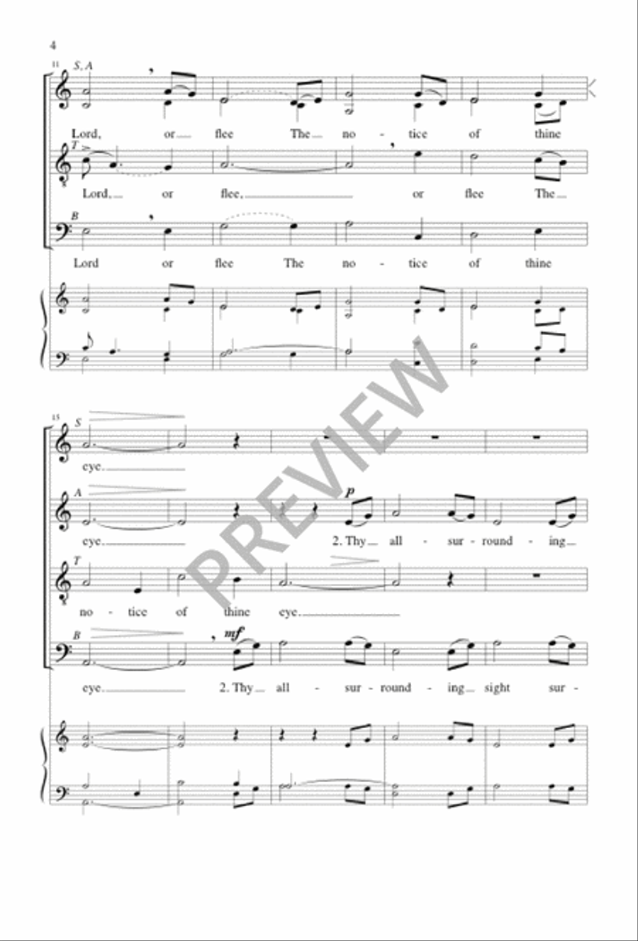 In All My Vast Concerns with Thee Divisi scores gallery preview page 4