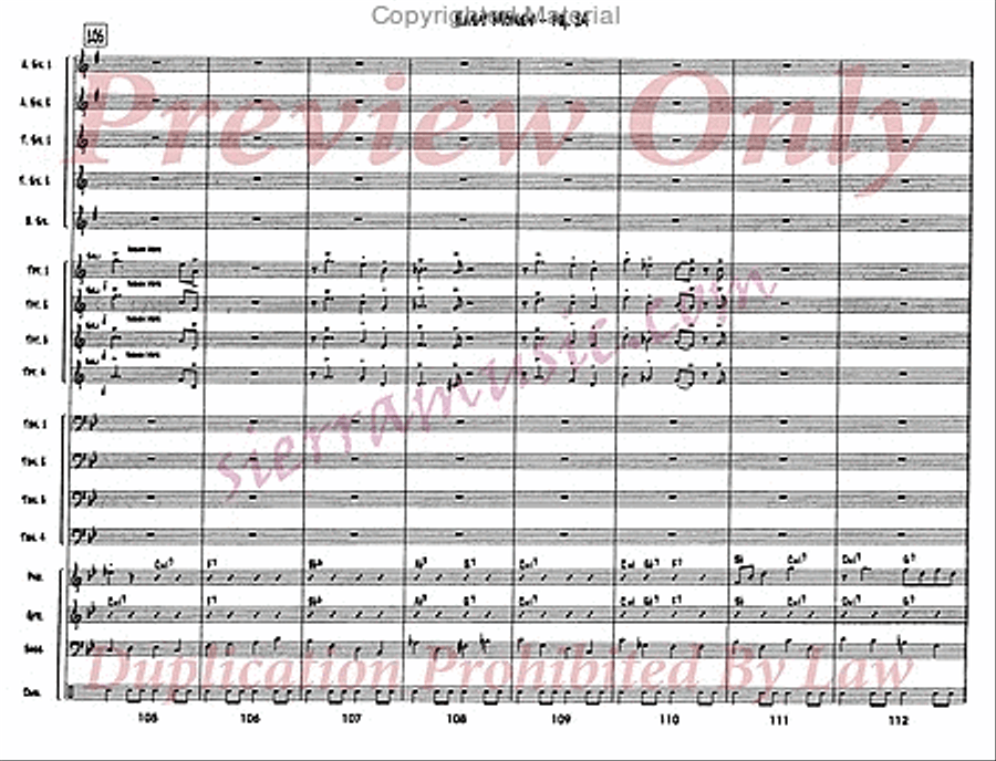 Easy Money Easy Money Big Band scores gallery preview page 15