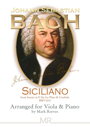 Siciliano for Viola and Piano