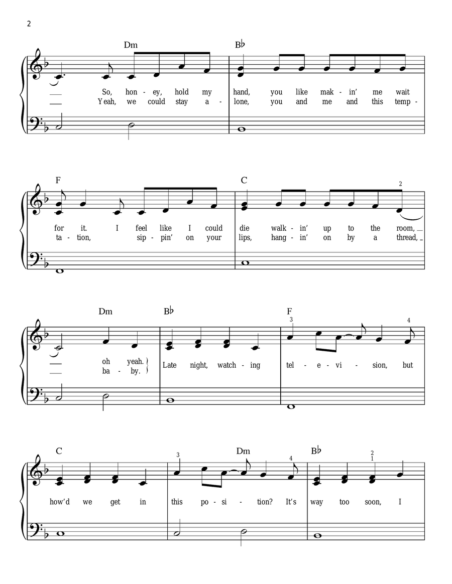 I Really Like You Easy Piano scores gallery preview page 2