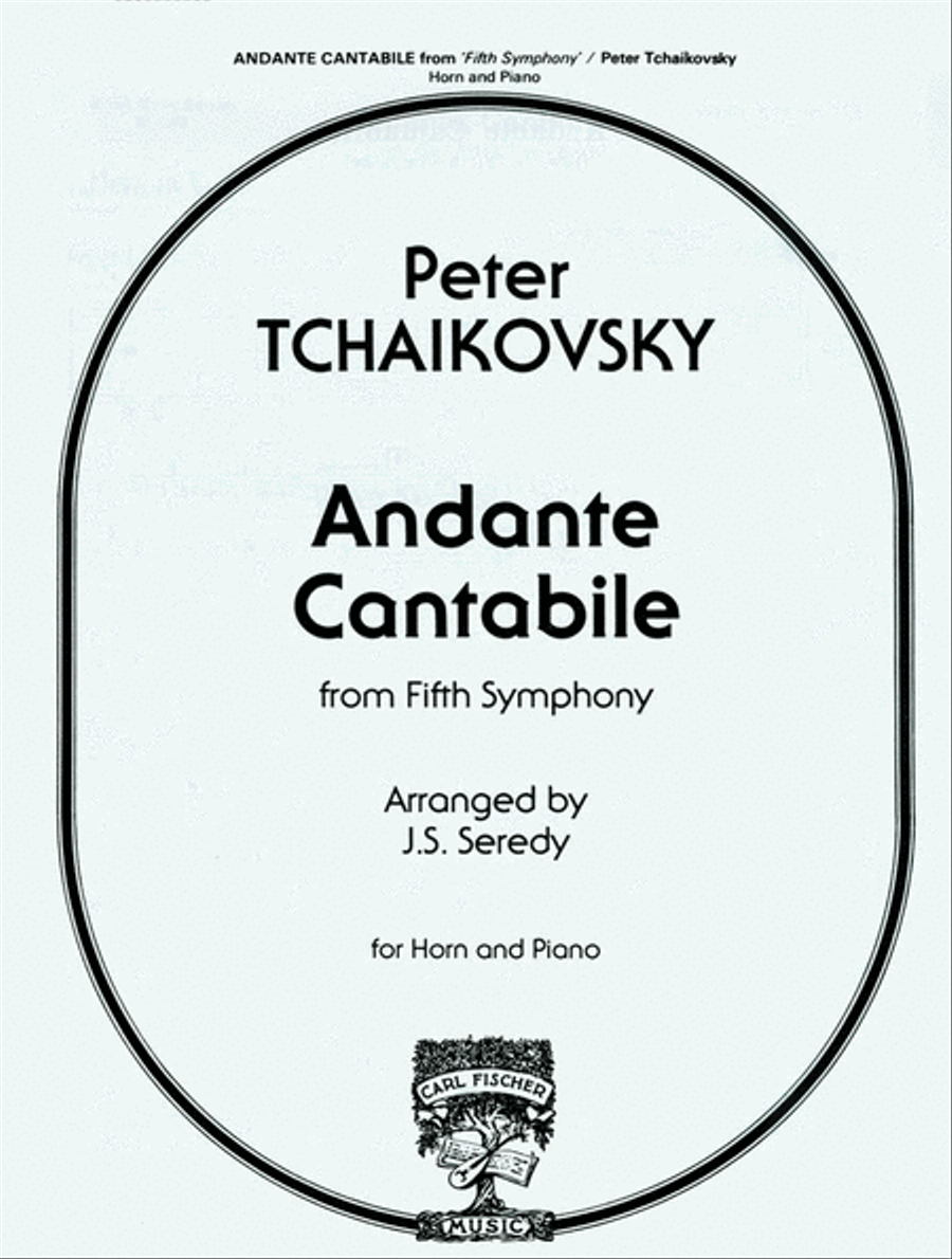 Andante Cantabile Piano scores gallery preview page 1