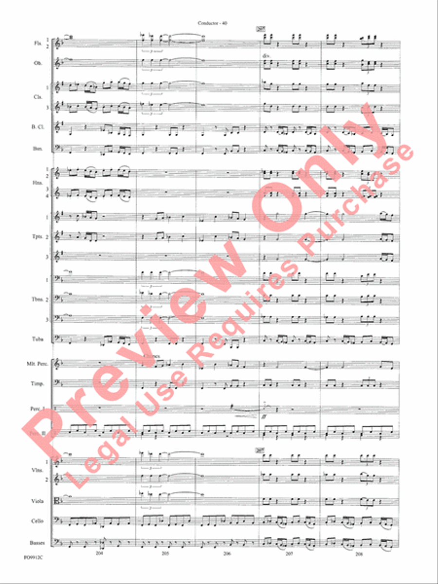 Selections from Star Wars: Episode I The Phantom Menace Full Orchestra scores gallery preview page 42