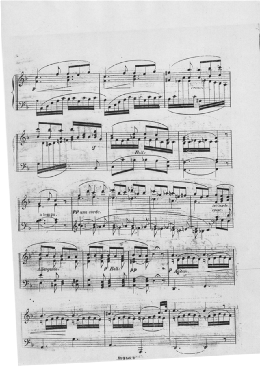 Un regret Piano Solo scores gallery preview page 4